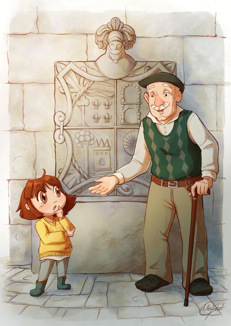 Ilustración de libro Divulgativo