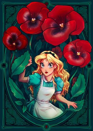 Lámina Alicia en el País de las Maravillas