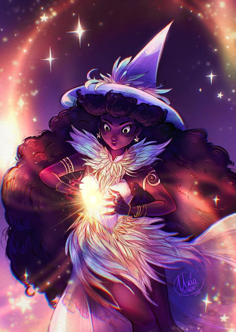 Lámina Bruja Creadora de Estrellas