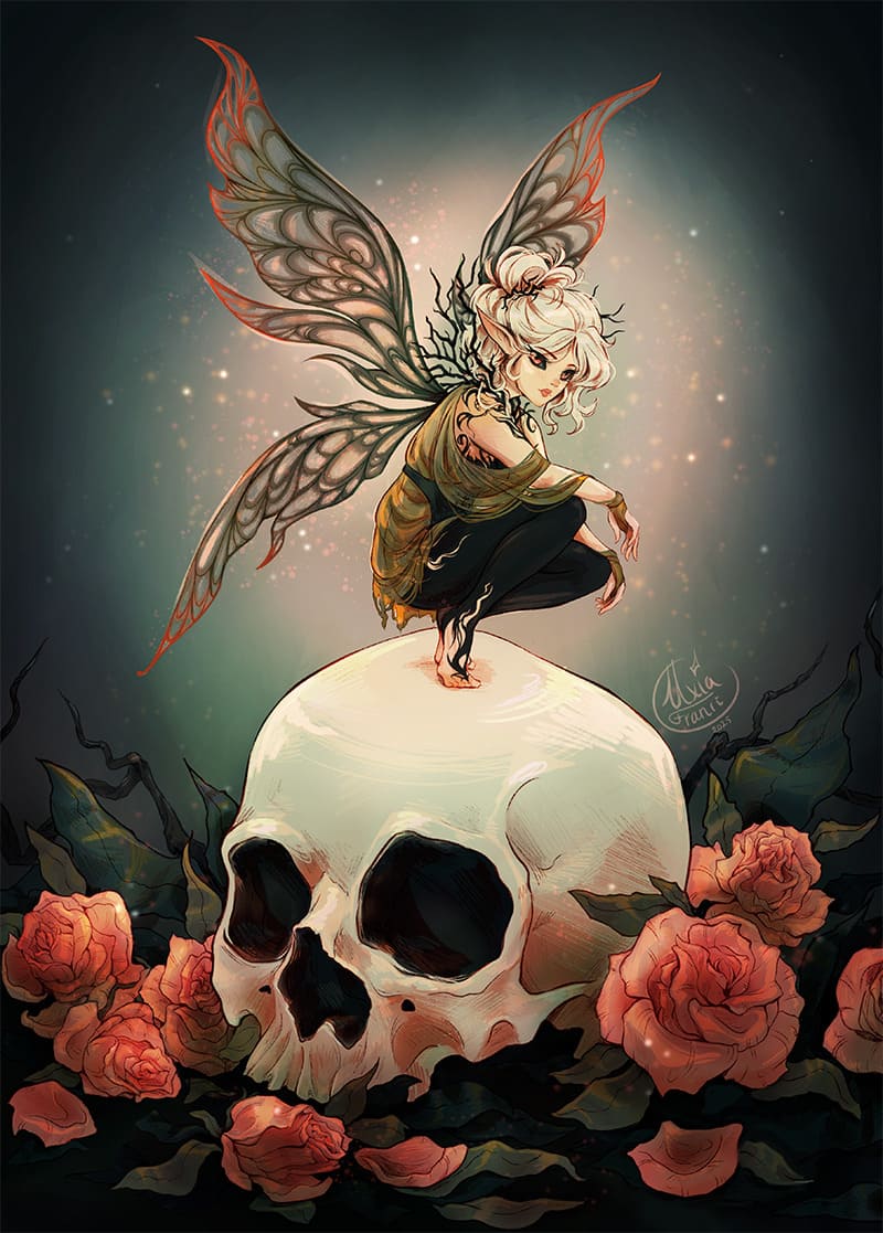 Lámina Hada Fúnebre